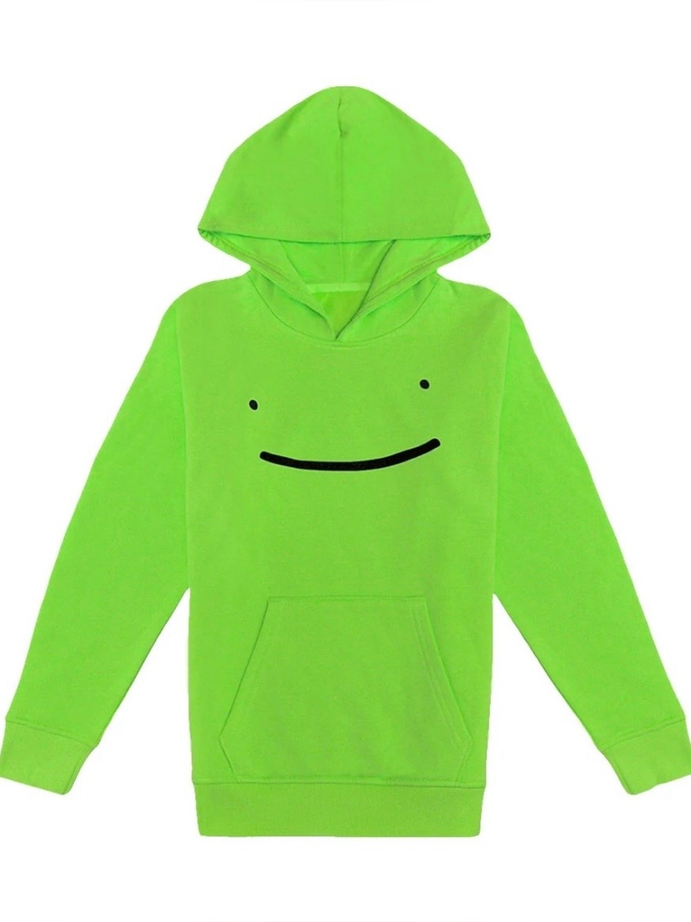 Dream Youtube Merch Lime Green Smile Pullover Hoodie, size 2XL